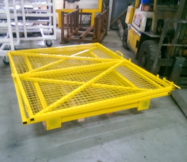 Purpose fabricated machine guards